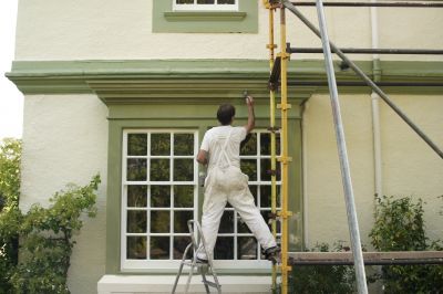 Decorative Window Frame Painting